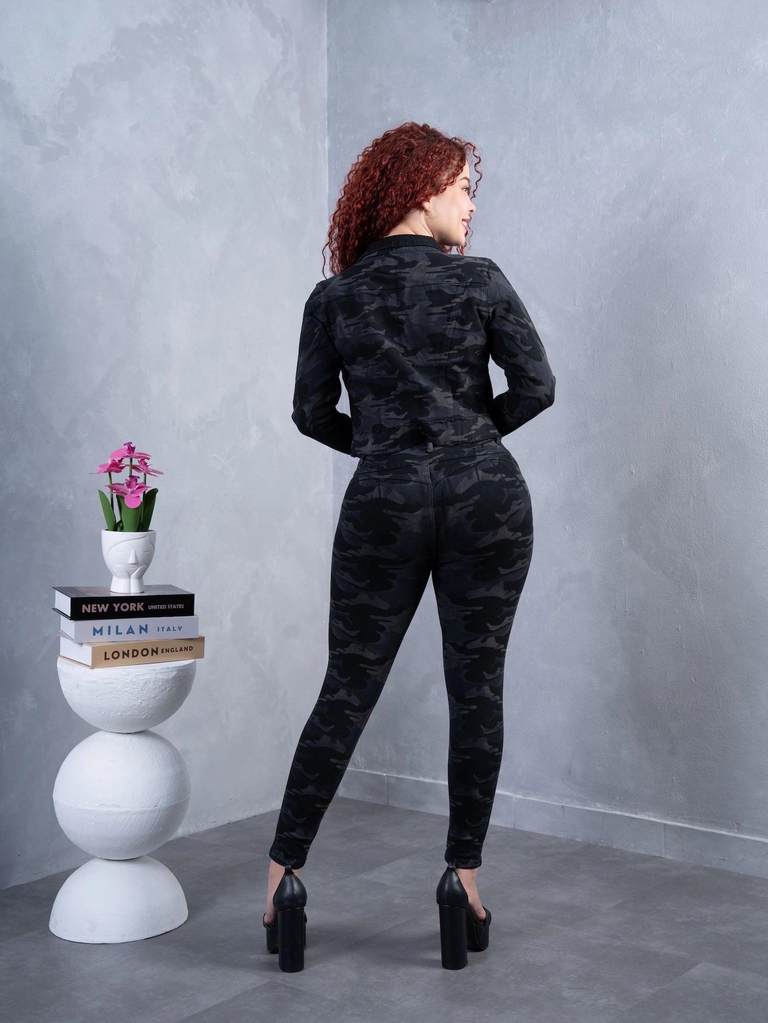 Casaca Camuflado Negro