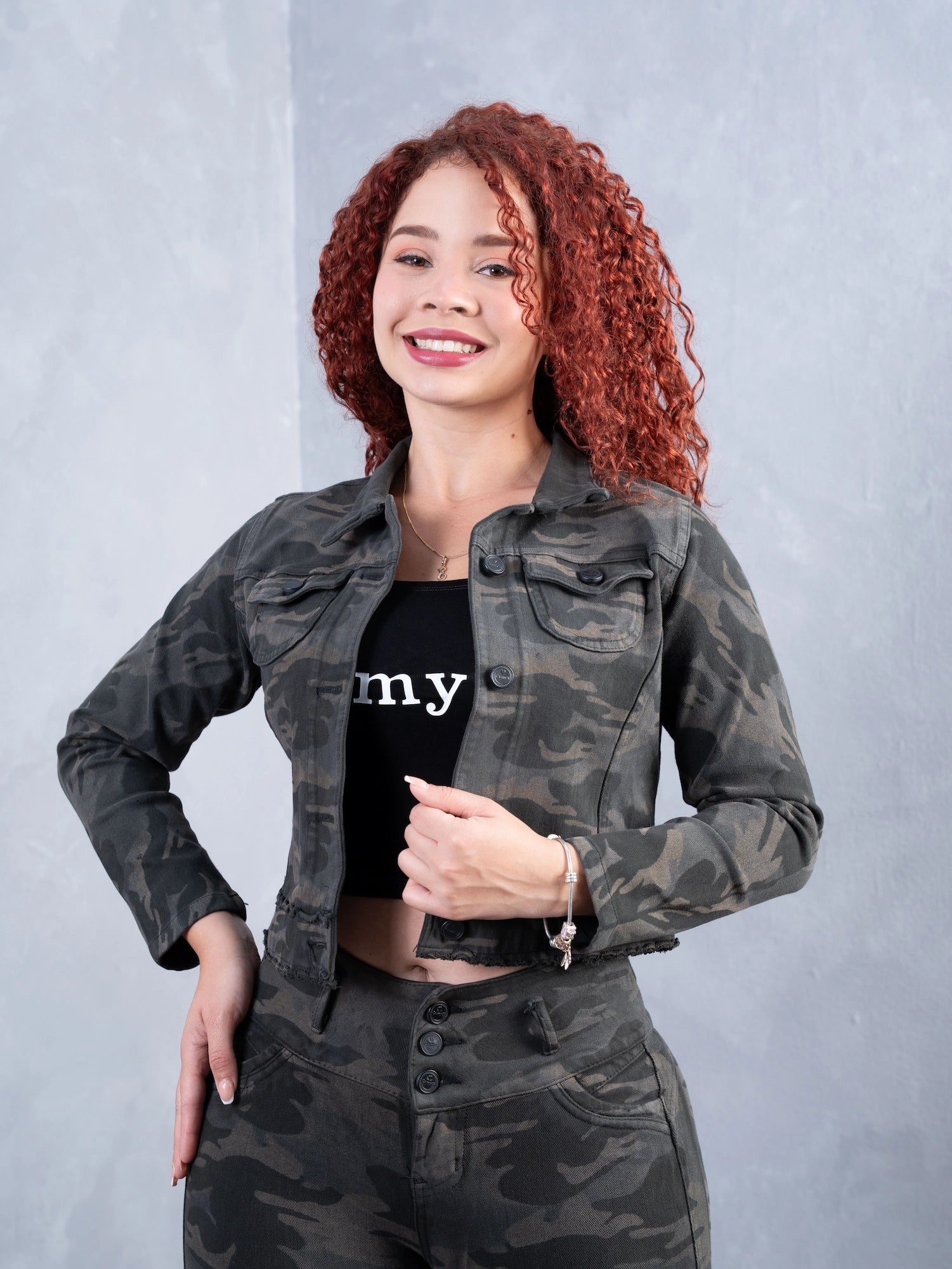 Casaca Camuflado Verde