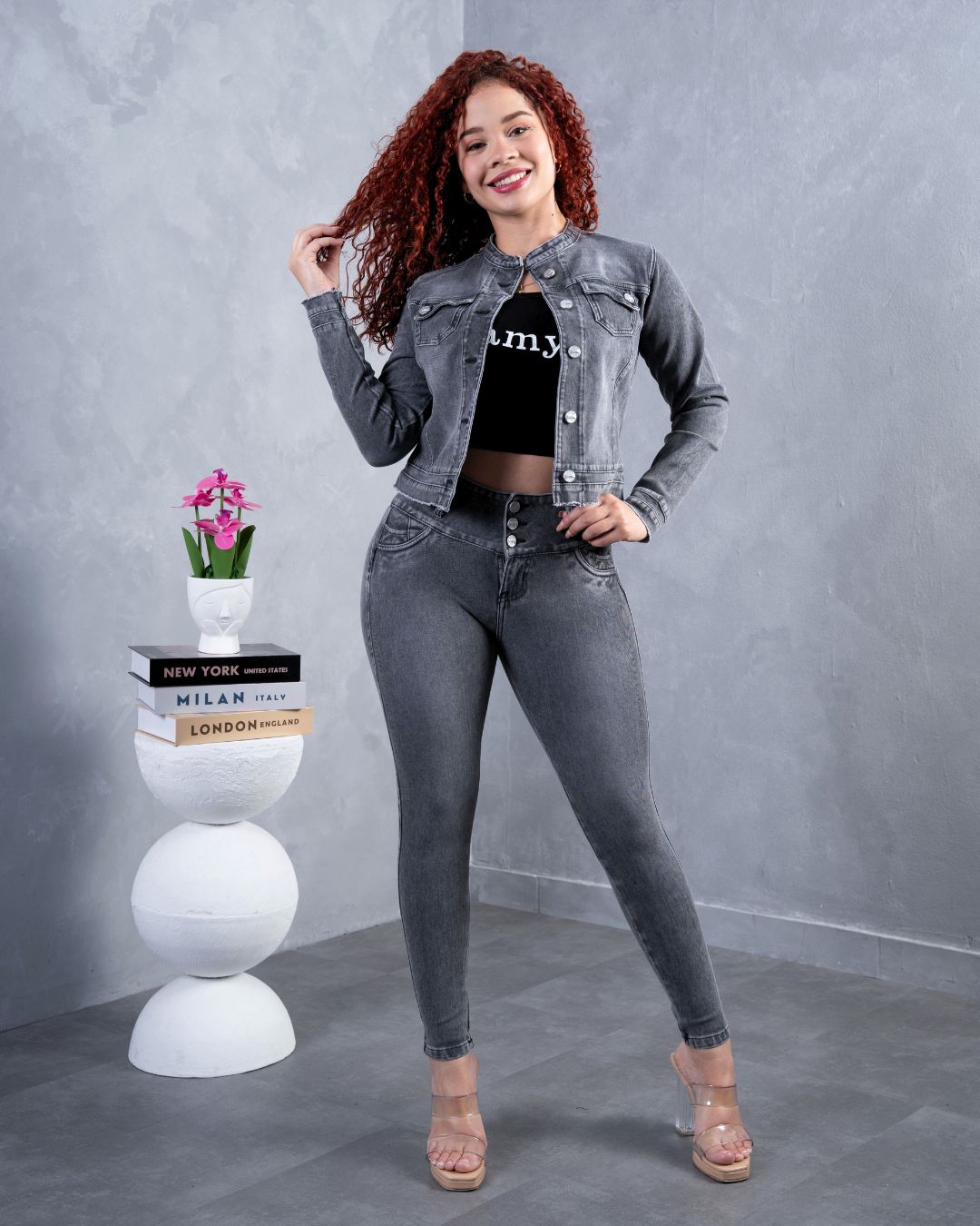 Conjunto Clásico Plomo