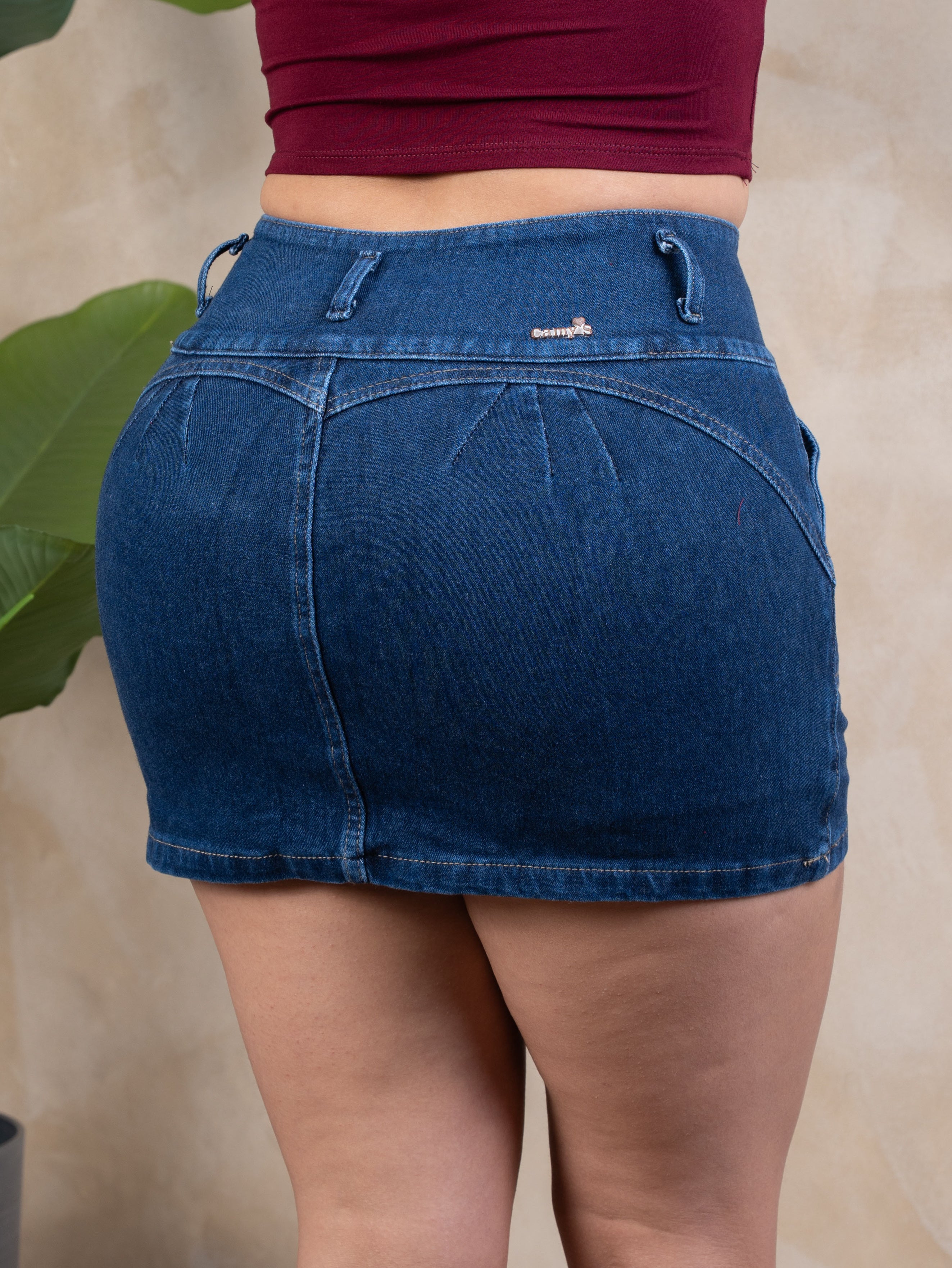 Short Falda Azul