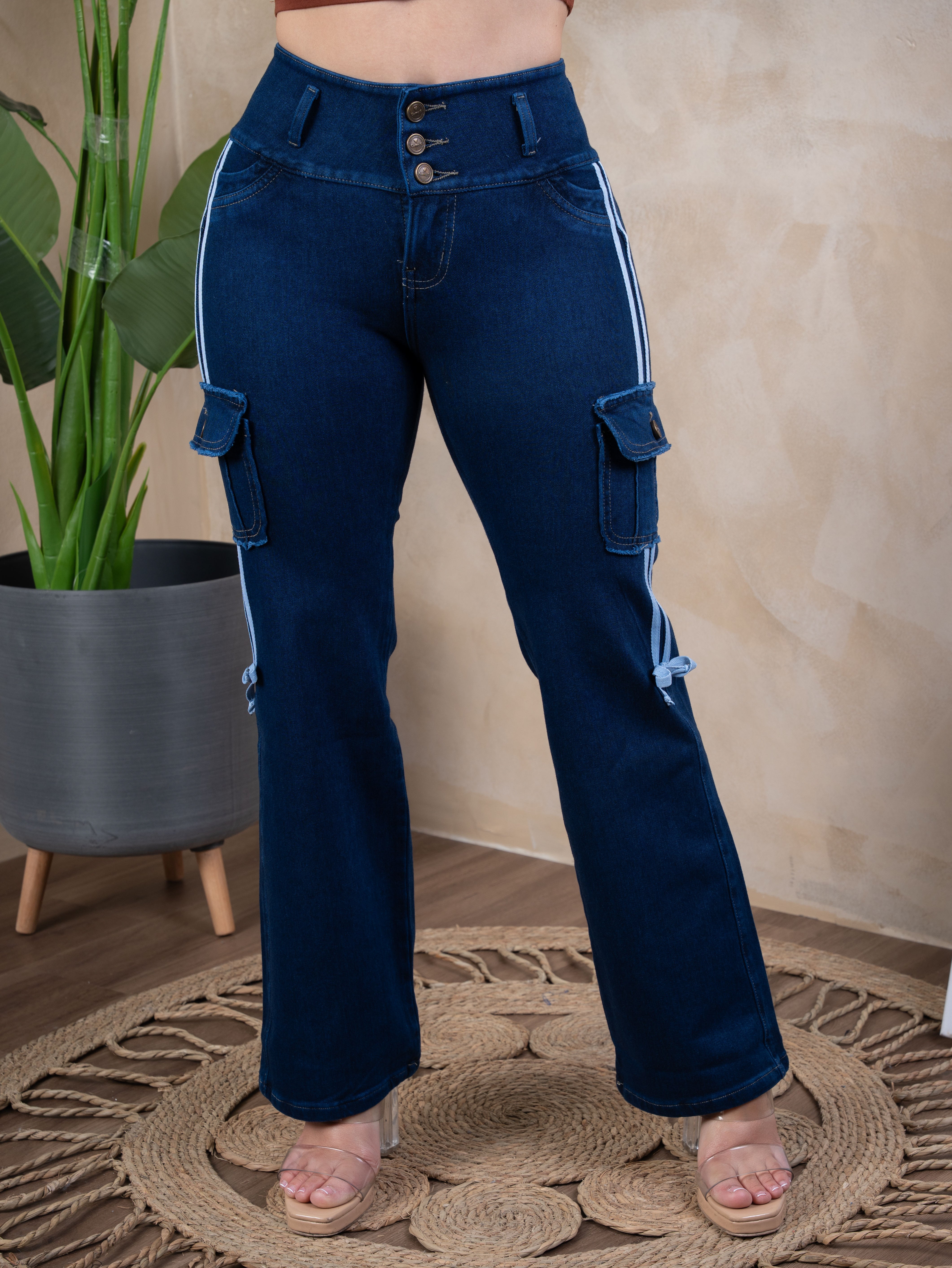 Pantalón Baggy azul
