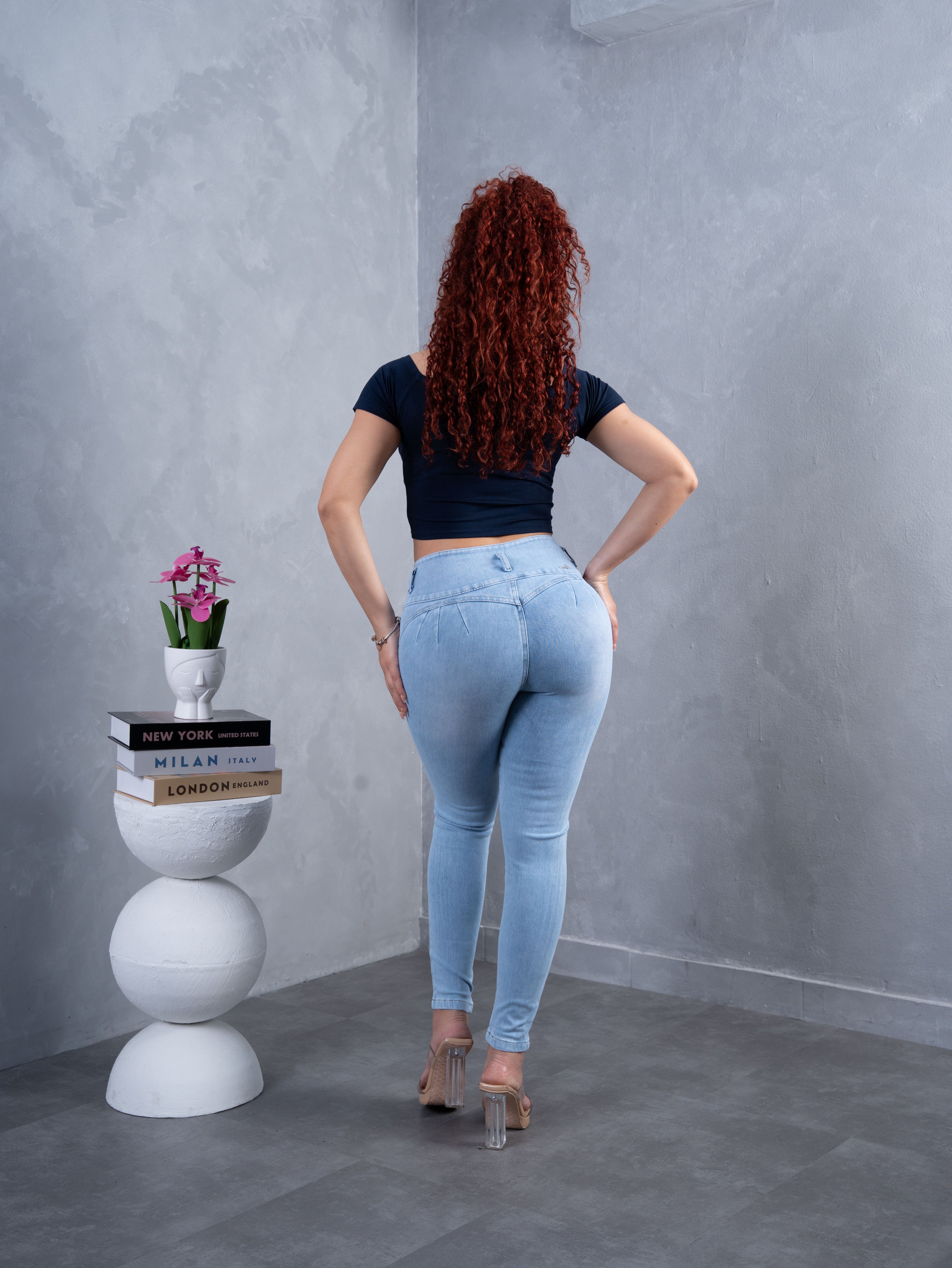 Pantalón Clásico Tres líneas hielo