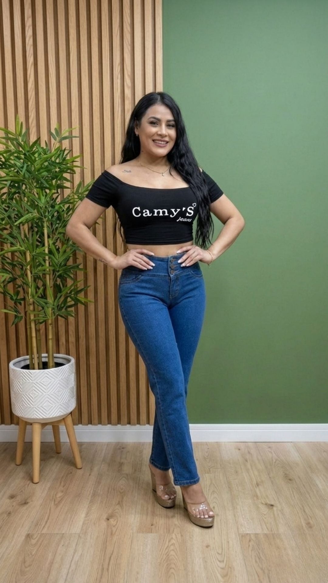 Pantalón Baggy Azul kristal