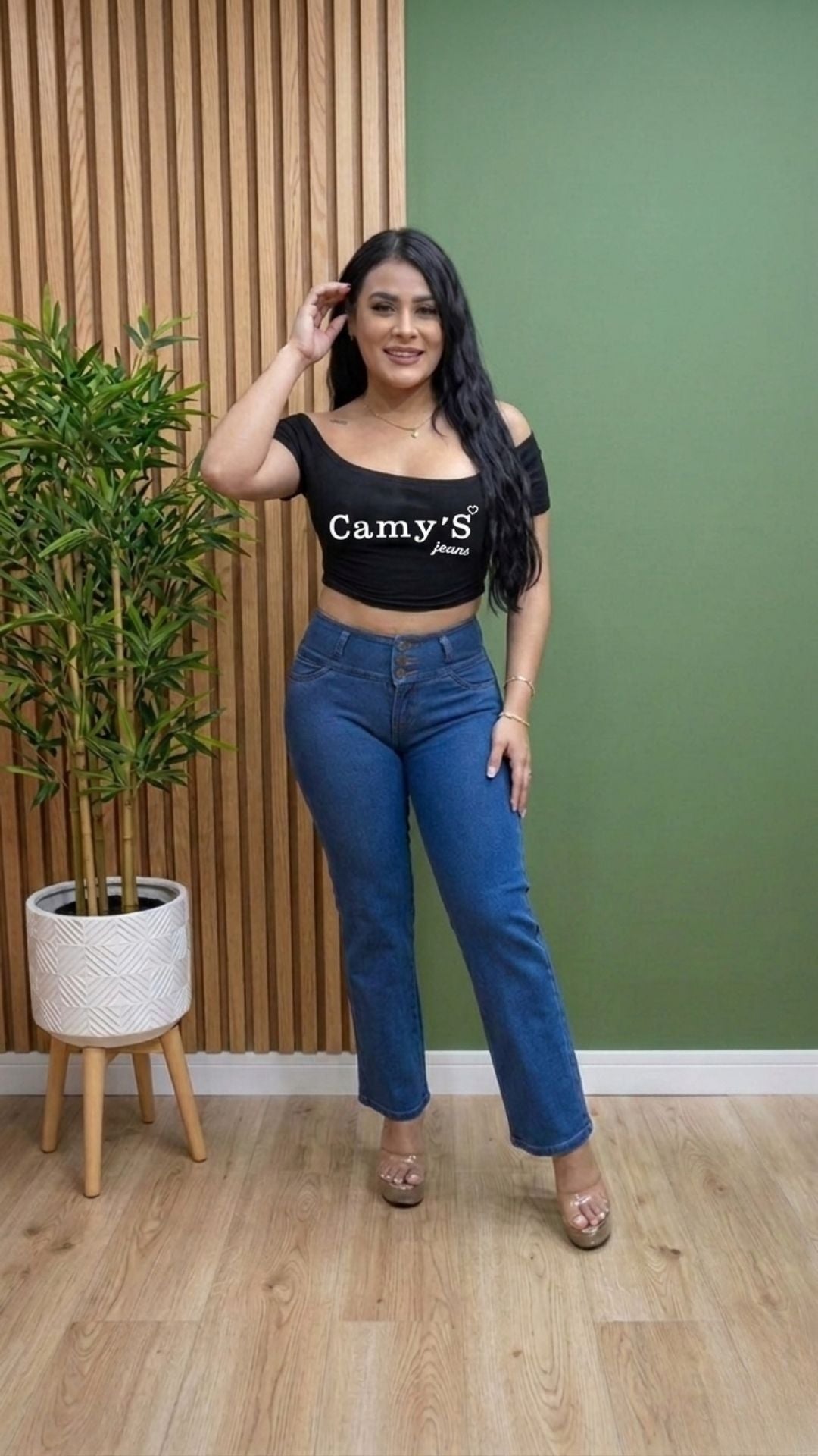 Pantalón Baggy Azul kristal