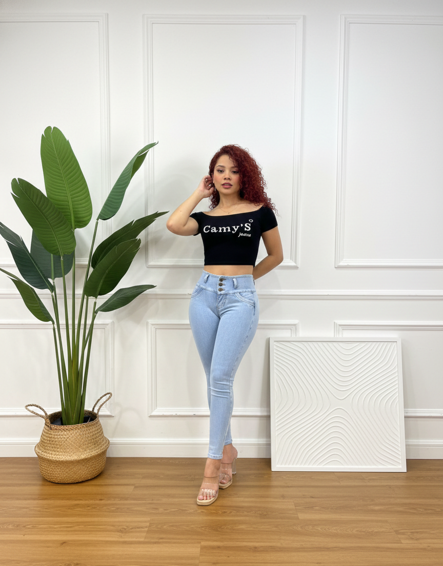 Pantalón Clásico Hielo