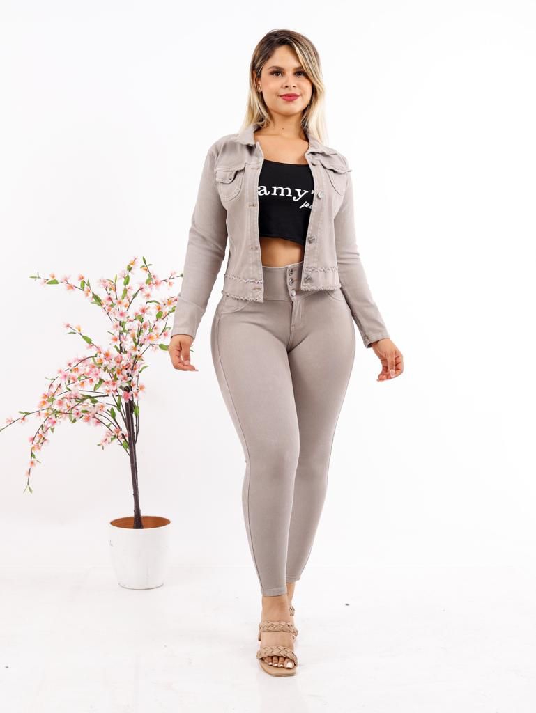 Pantalón Clásico Beige