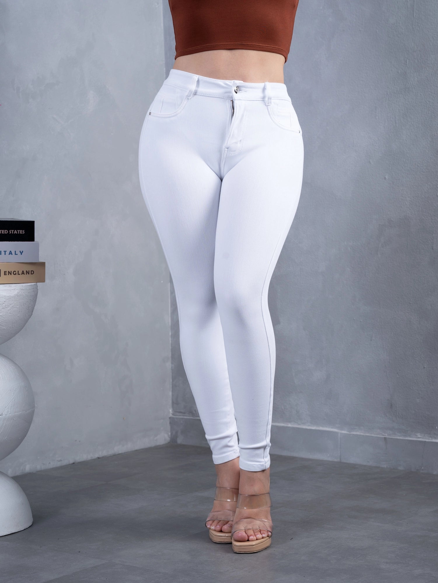 Pantalón Clásico Blanco