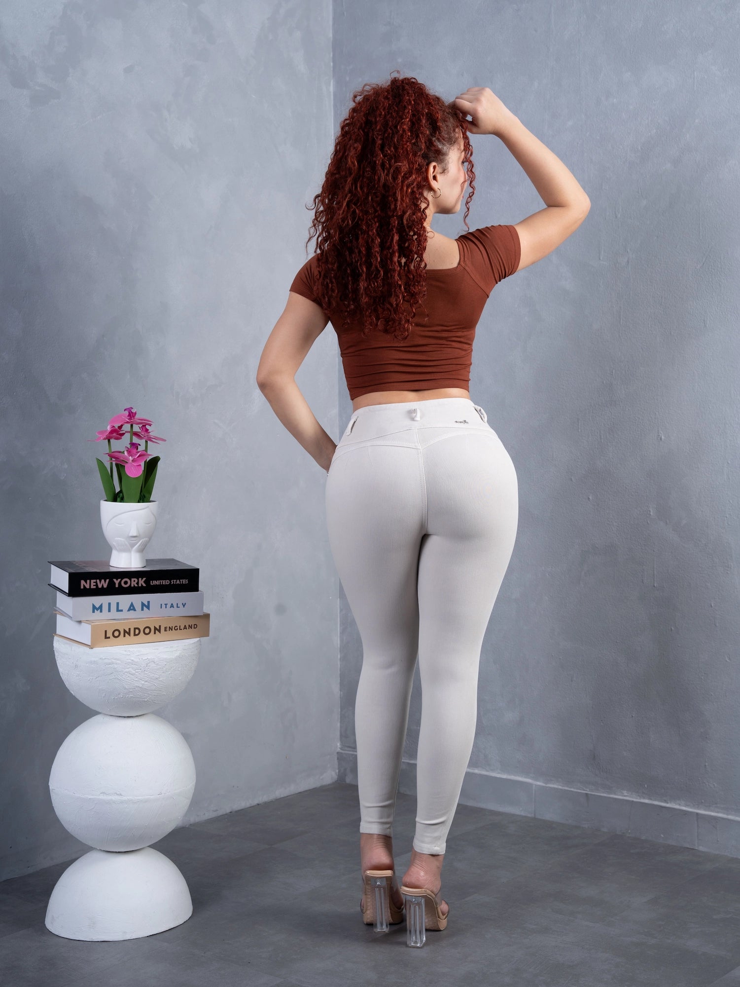 Pantalón Clásico Hueso