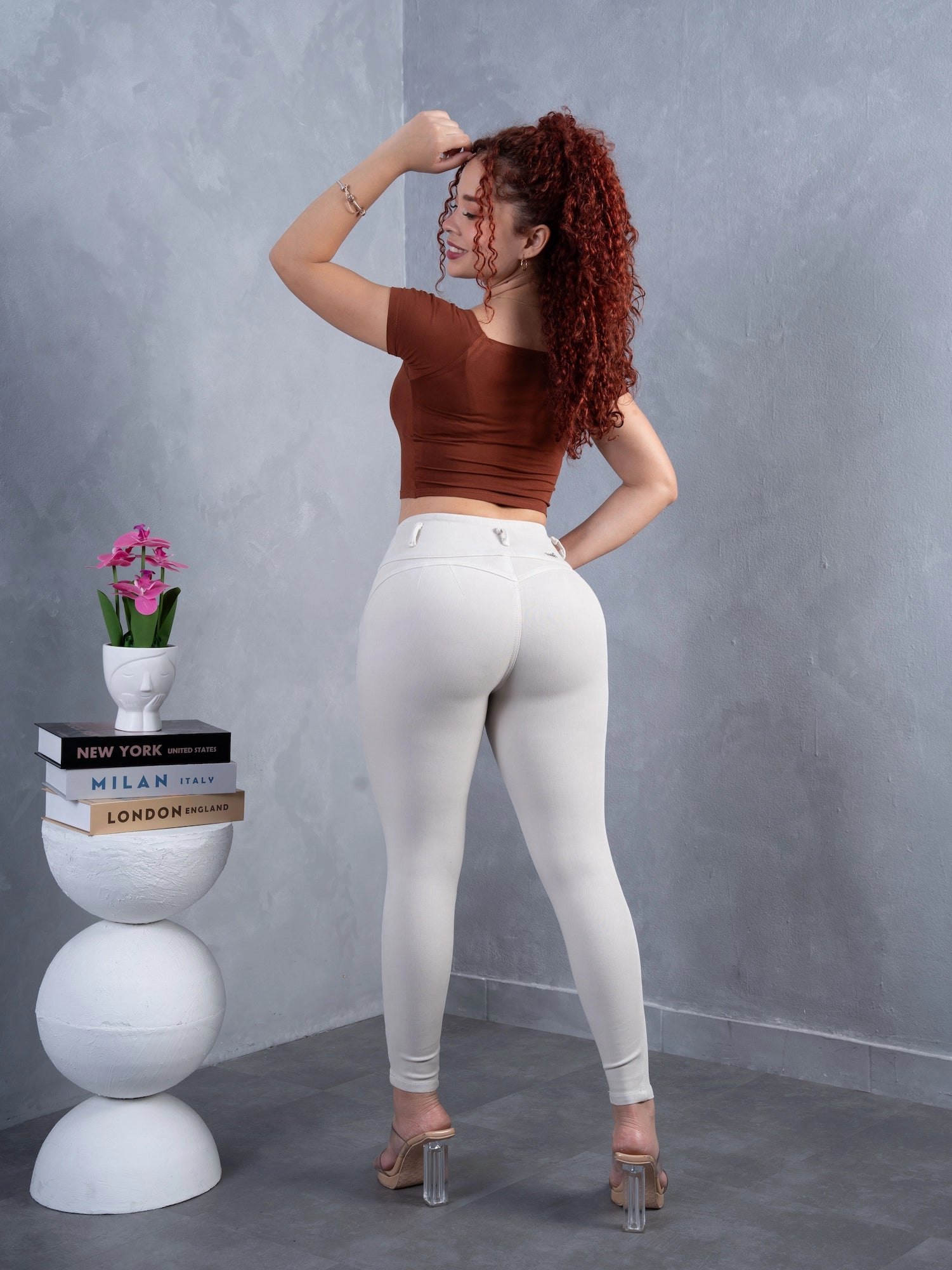 Pantalón Clásico Hueso