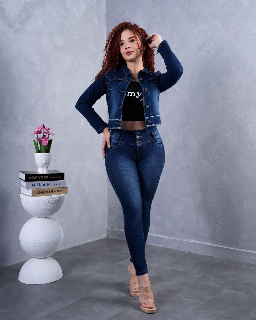 Conjunto Clásico (cuello camisero)