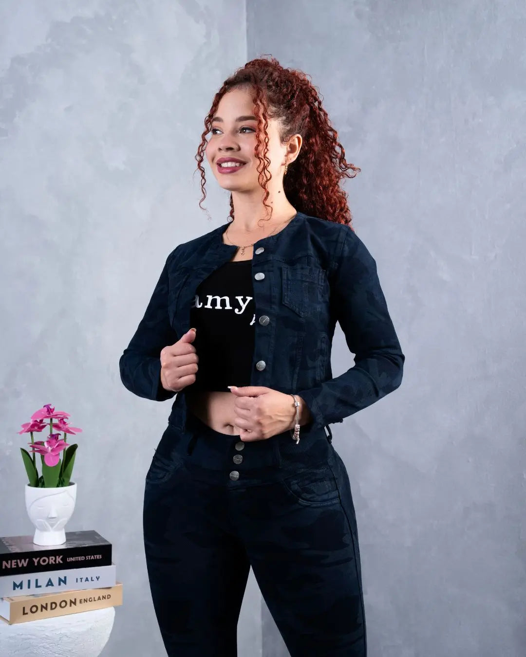 Conjunto Camuflado Azul