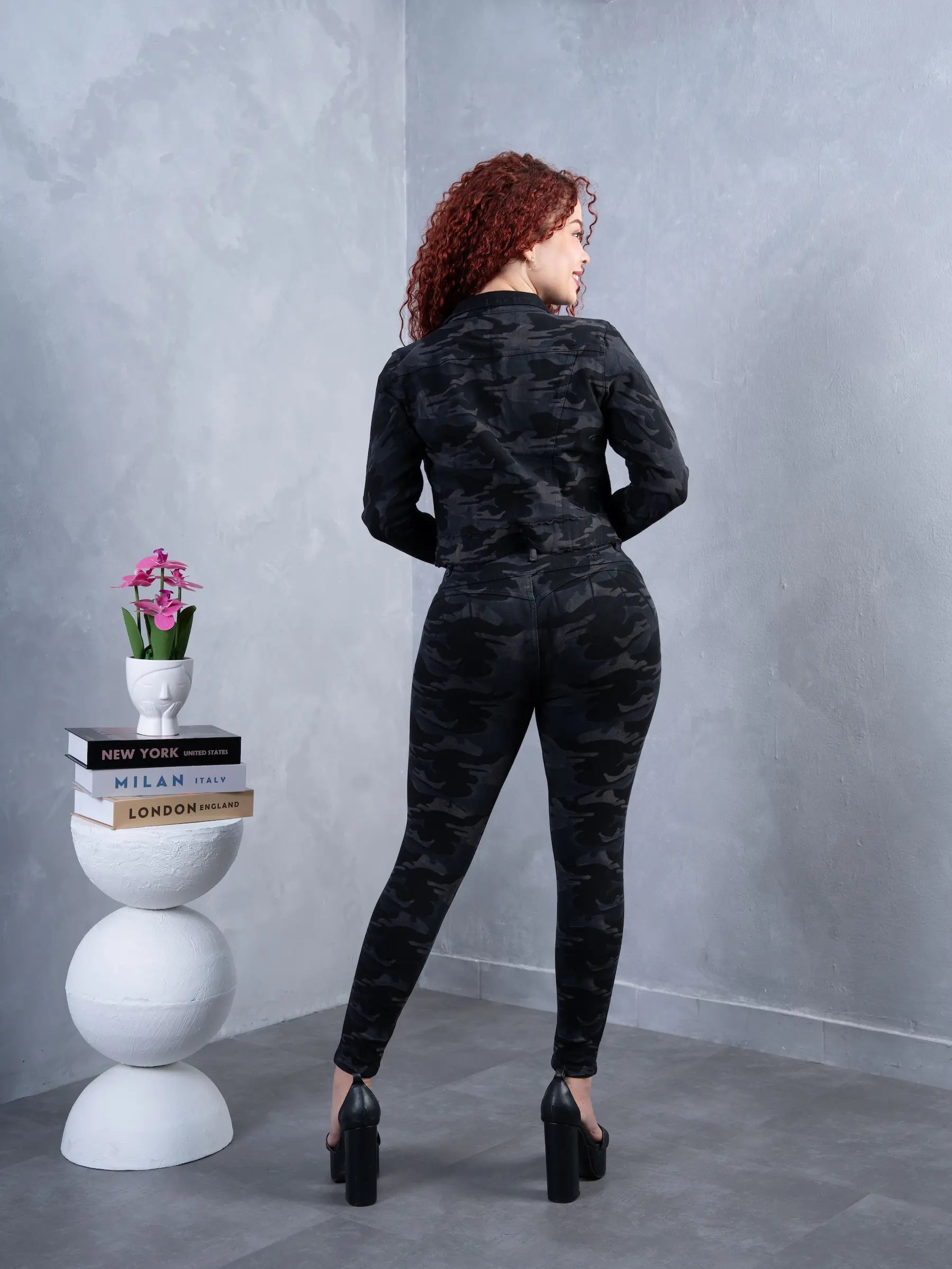 Conjunto Camuflado Negro