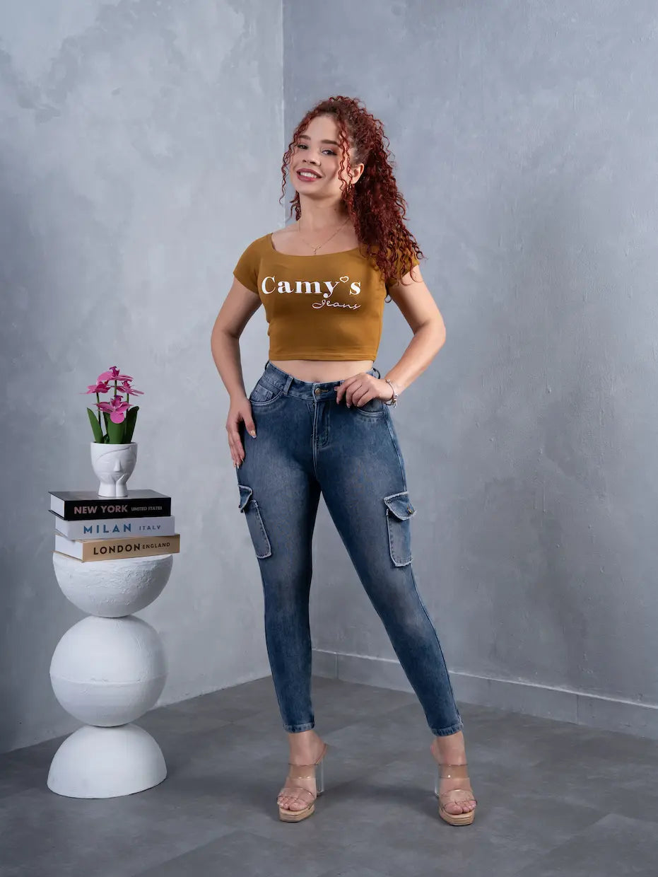 Pantalón Clásico Karla Cargo